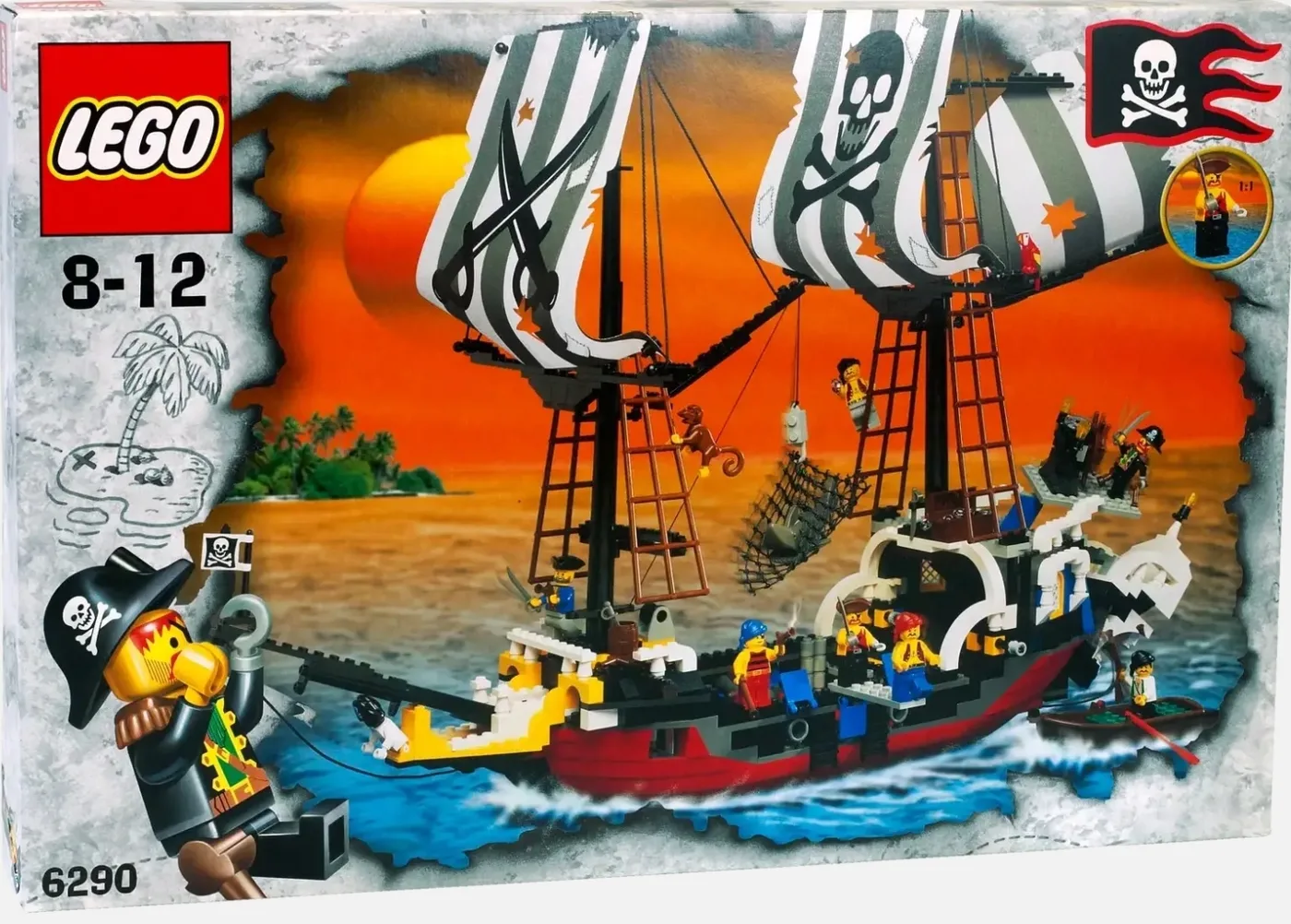 LEGO 6290 Coureur à la barbe rouge - prix | Brick Broker