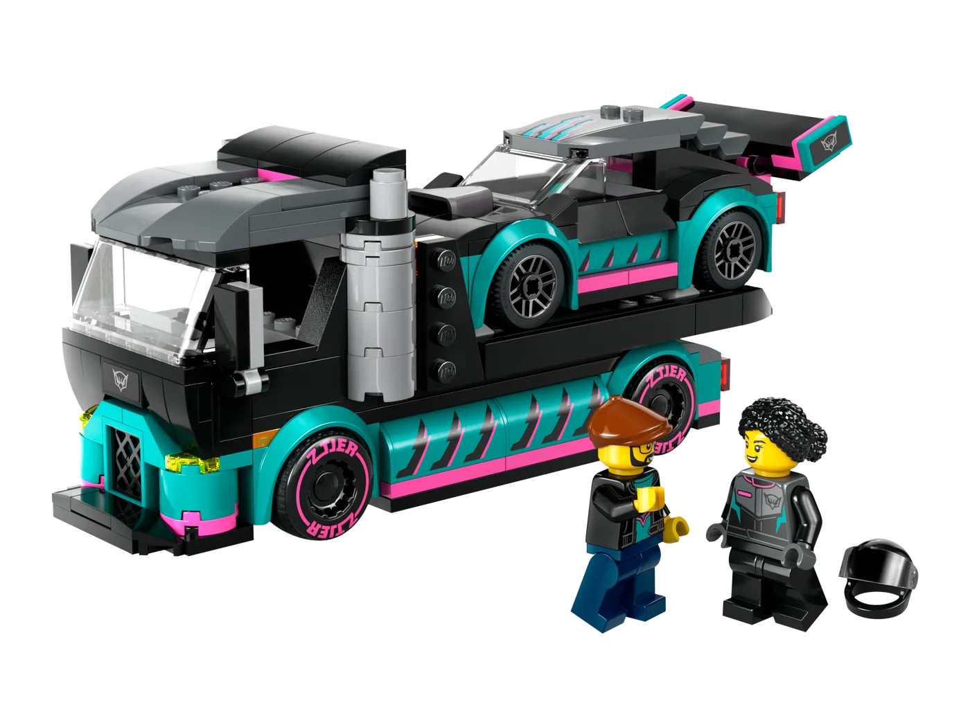 LEGO 60406 Voiture de course et camion transporteur de voitures - prix | Brick Broker
