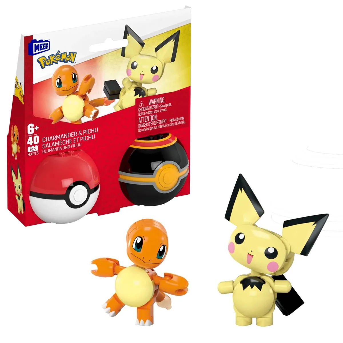 Mattel MEGA Pokémon™ Lot de 2 Poké Balls (HXP13) - prix | Brick Broker