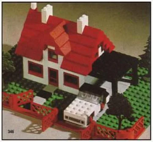 LEGO 346 Maison avec voiture - prix et où acheter | Brick Broker
