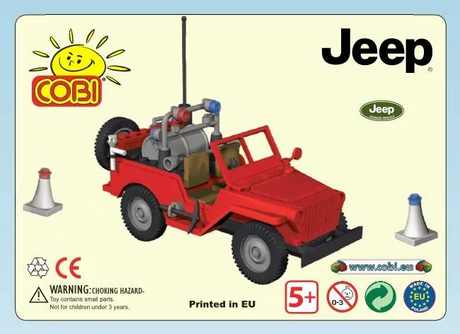 COBI Willys MB Patrouille des pompiers (COBI-1429) - prix | Brick Broker
