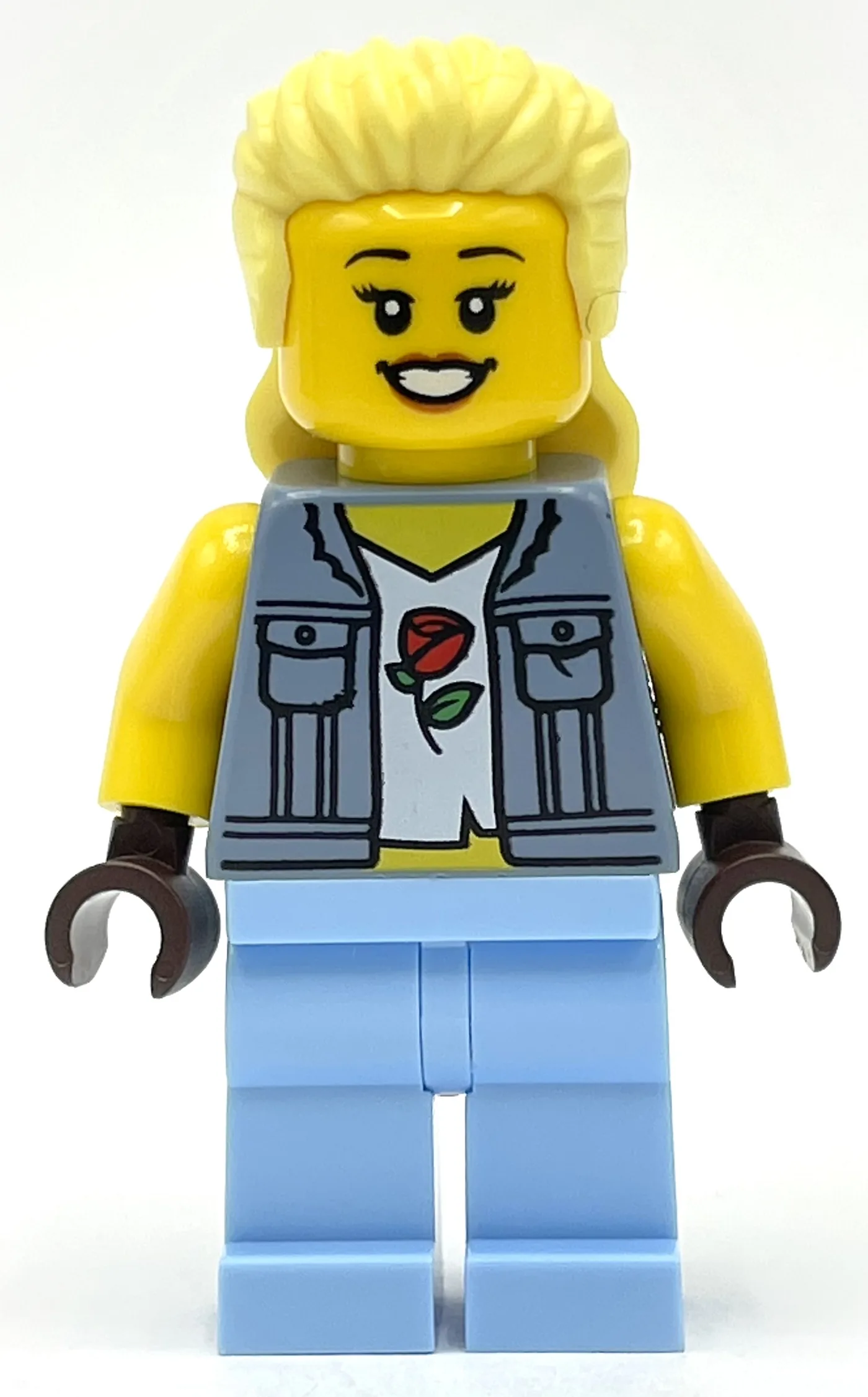 Sand Blue Torso, Bright Light Blue Legs, Brig… — minifigurine LEGO | Brick Broker