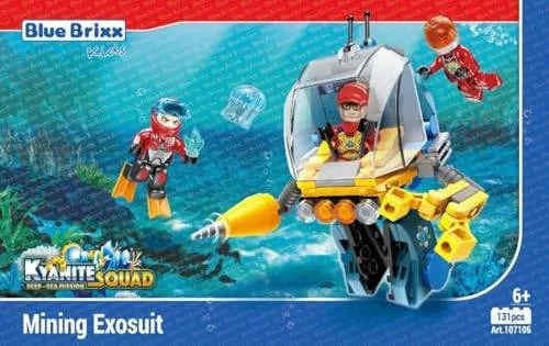 BlueBrixx Exosquelette minier Kyanite Squad Deep Sea (BB-107106) - prix | Brick Broker