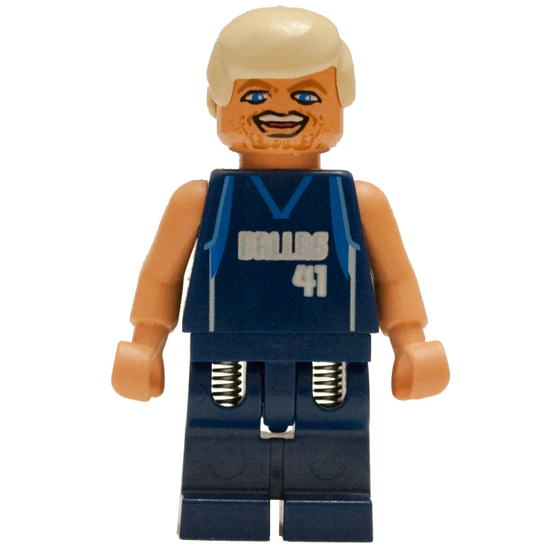 Dirk Nowitzki, Dallas Mavericks #41 — dans quels sets LEGO ? (fig-007308) | Brick Broker