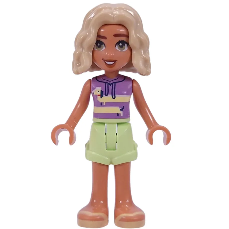 Nova, Lavender Top, Yellowish Green Skirt — minifigurine LEGO | Brick Broker