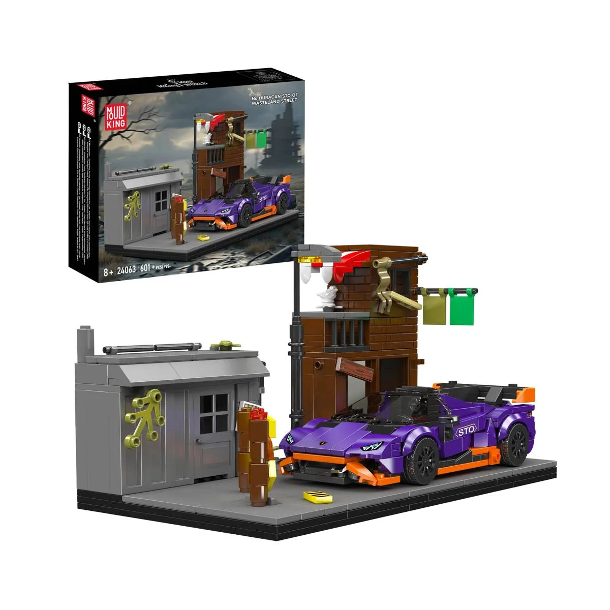 Mould King Huracan STO de Wasteland Street (MOU-24063) - prix | Brick Broker