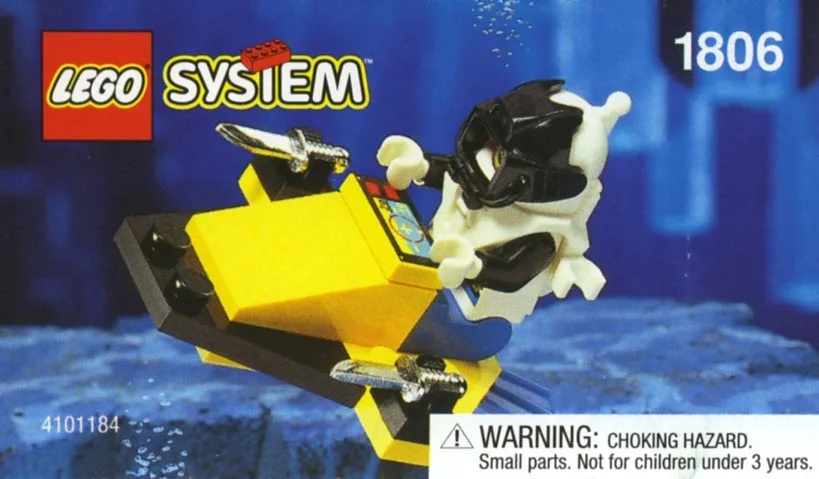 LEGO 1806 Scooter sous-marin - prix et où acheter | Brick Broker