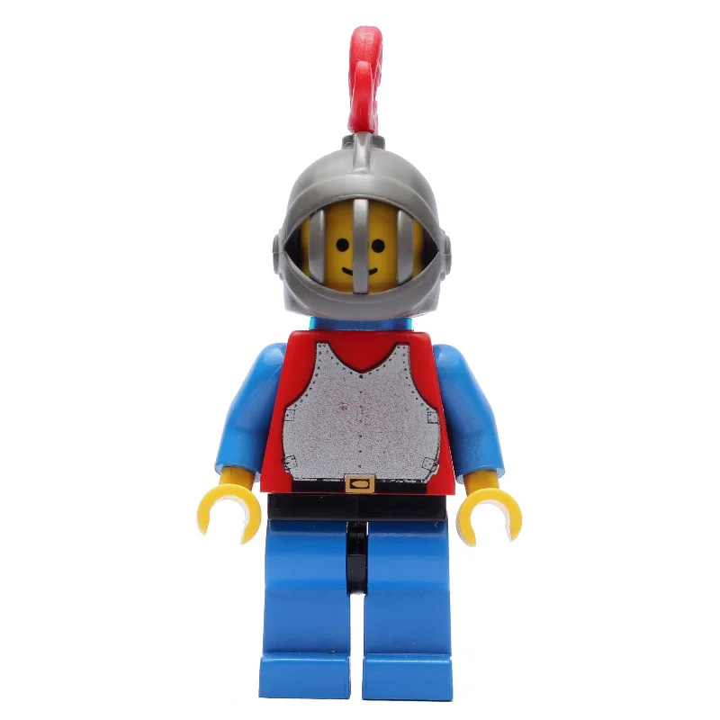 Knight (Breastplate on Red) - Blue Legs, Red… — minifigurine LEGO | Brick Broker
