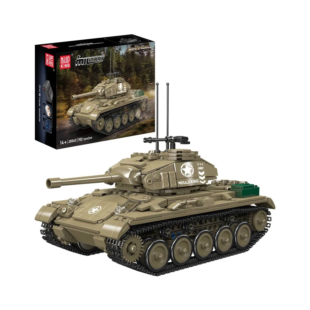 Mould King M24 Chaffee (MOU-20043) - prix | Brick Broker