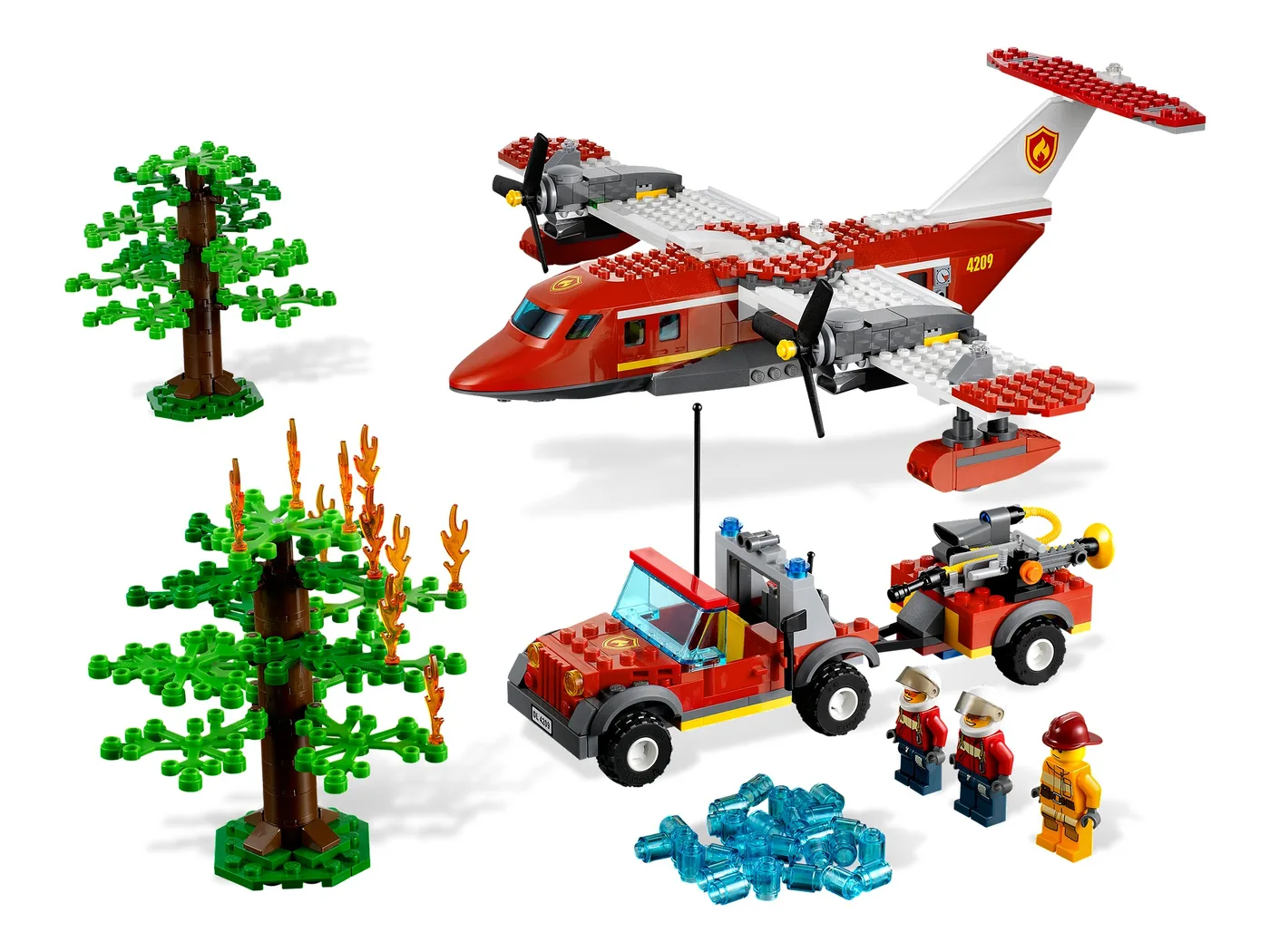 LEGO 4209 Avion pompiers - prix et où acheter | Brick Broker