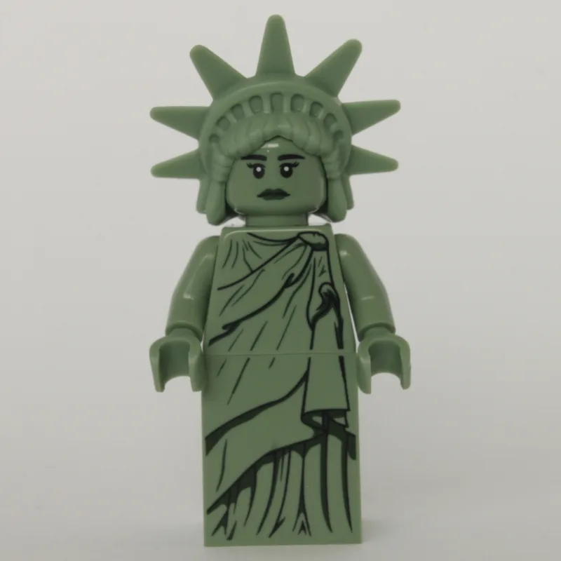 Lady Liberty (3626c Head) - Plastic Crown — minifigurine LEGO | Brick Broker