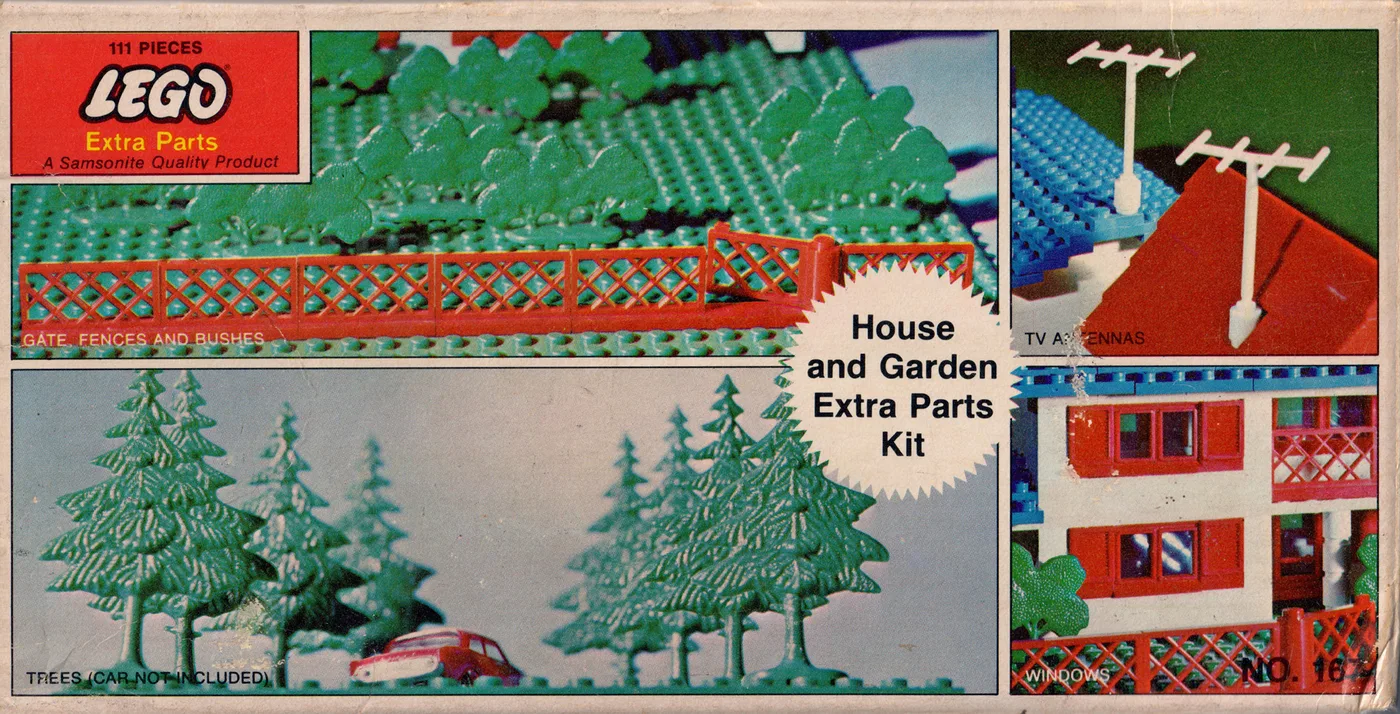 LEGO 167 Kit de Pièces Supplémentaires Maison et Jardin - prix | Brick Broker