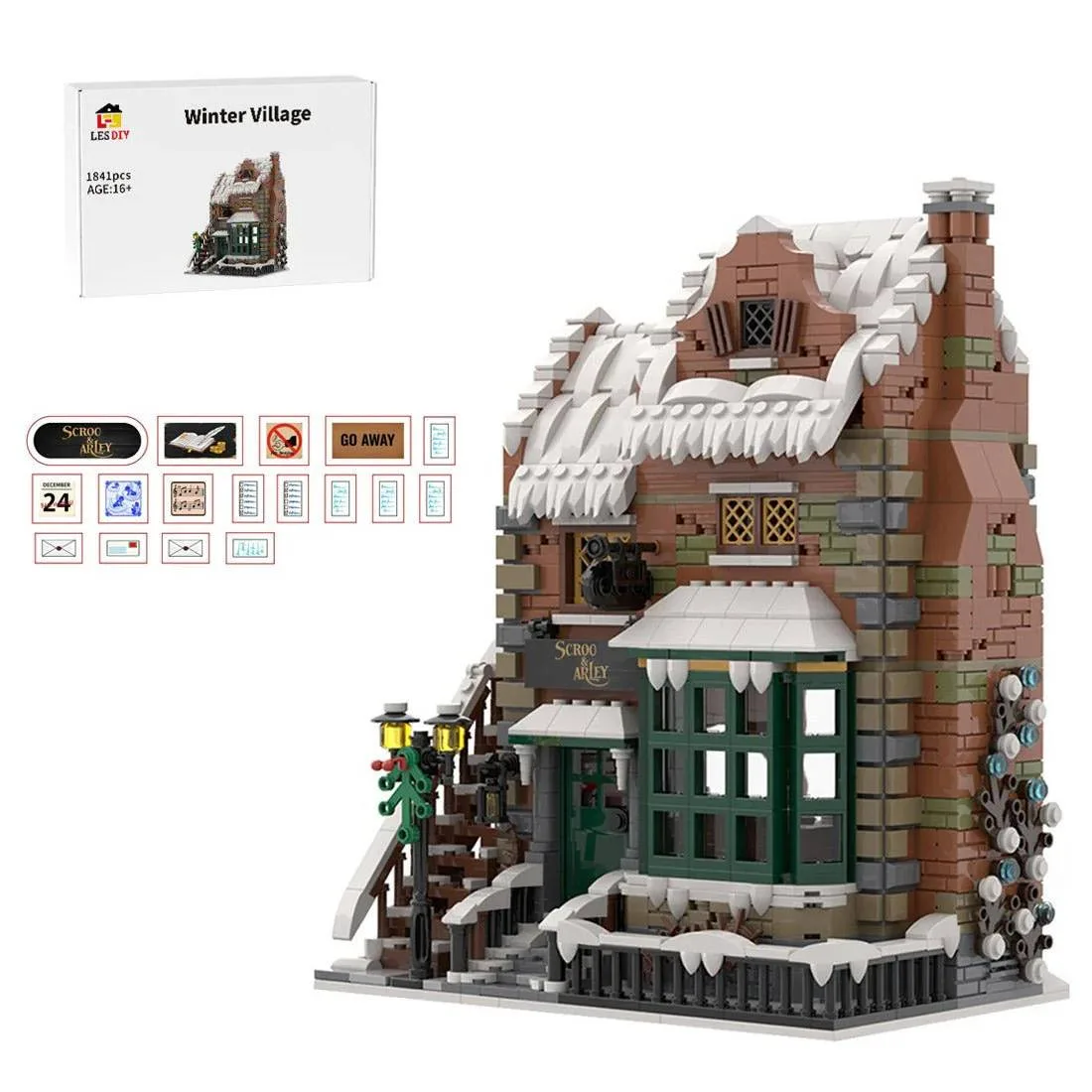 LesDiy Village d'Hiver - Scrooge & Marley (LESDIY-3663138) - prix | Brick Broker