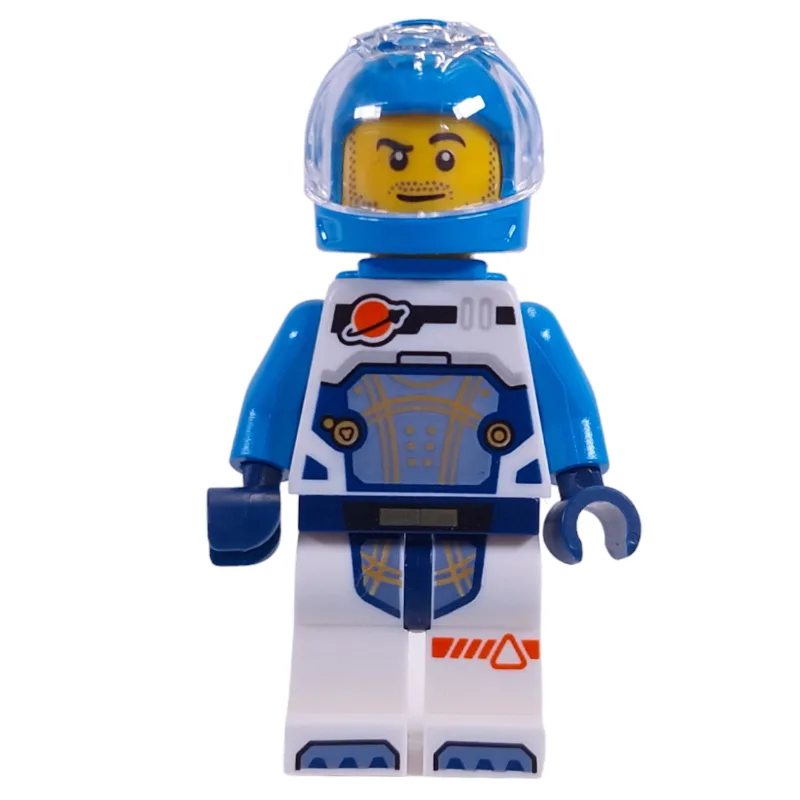 Astronaut, White and Dark Azure Spacesuit, Da… — minifigurine LEGO | Brick Broker