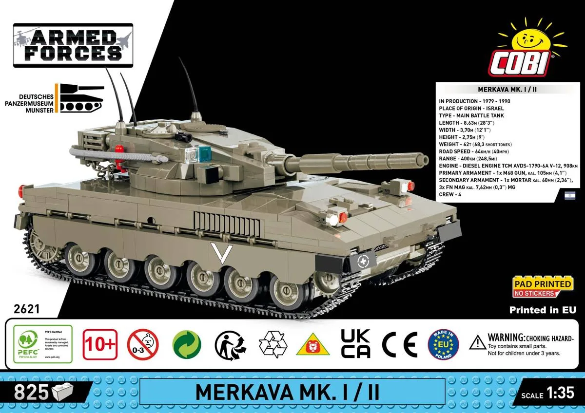 COBI Merkava Mk. 1/2 (COBI-2621) - prix et où acheter | Brick Broker