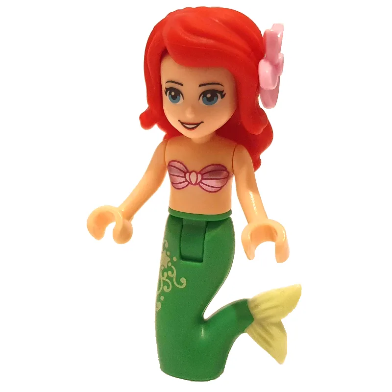 Ariel - Mermaid Form, Pink Top, Flower — dans quels sets LEGO ? (fig-010639) | Brick Broker