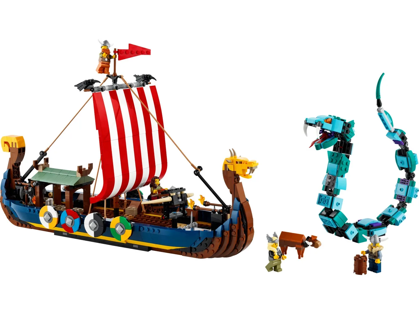 LEGO 31132 Bateau Viking et le Serpent de Midgard - prix | Brick Broker