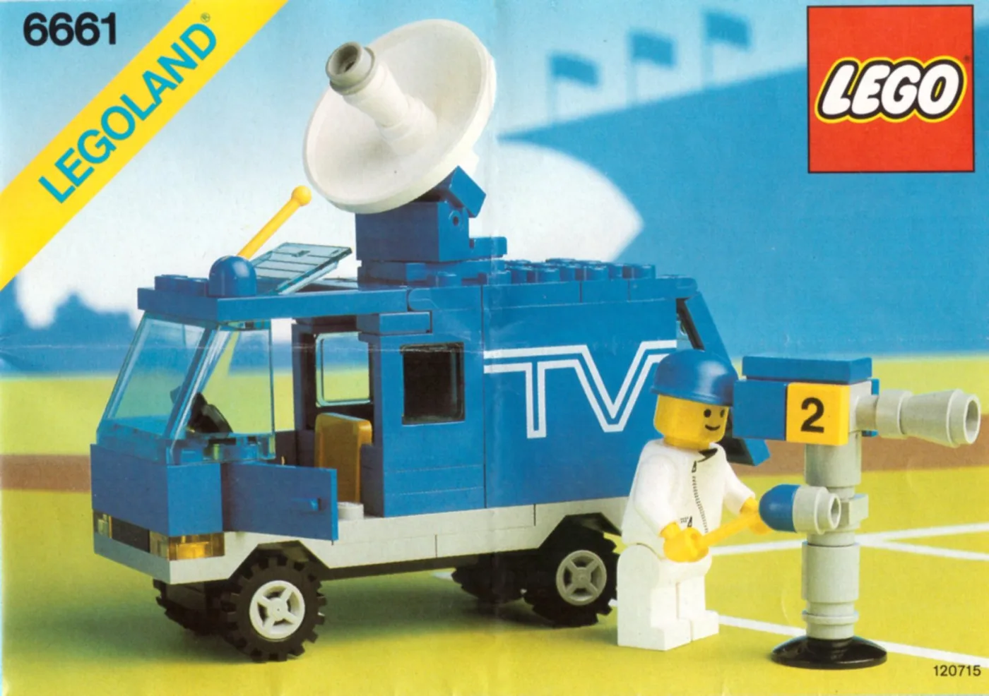 LEGO 6661 Studio de télévision mobile - prix | Brick Broker