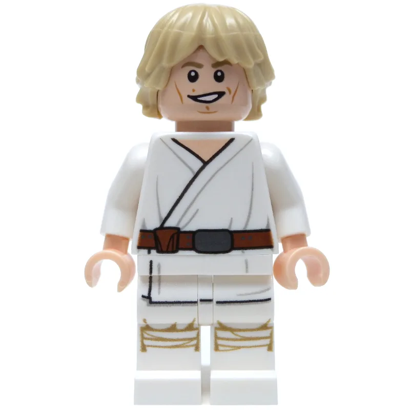 Luke Skywalker, White Robe, White Legs, Cheek… — minifigurine LEGO | Brick Broker
