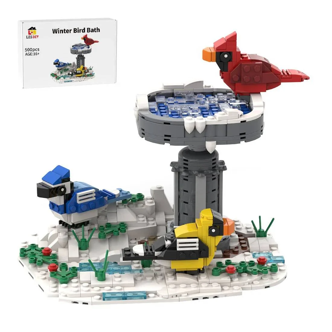 LesDiy Bain d'oiseaux d'hiver (LESDIY-3619444) - prix | Brick Broker