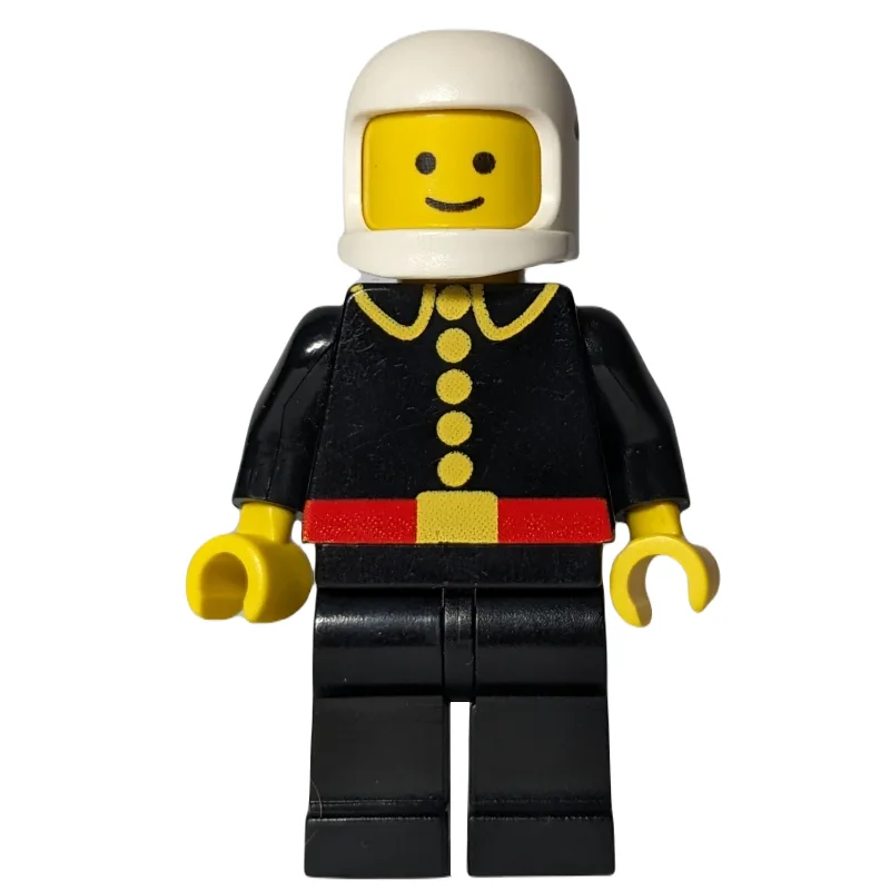 Fireman, Classic, Black Fire Jacket with Red… — minifigurine LEGO | Brick Broker