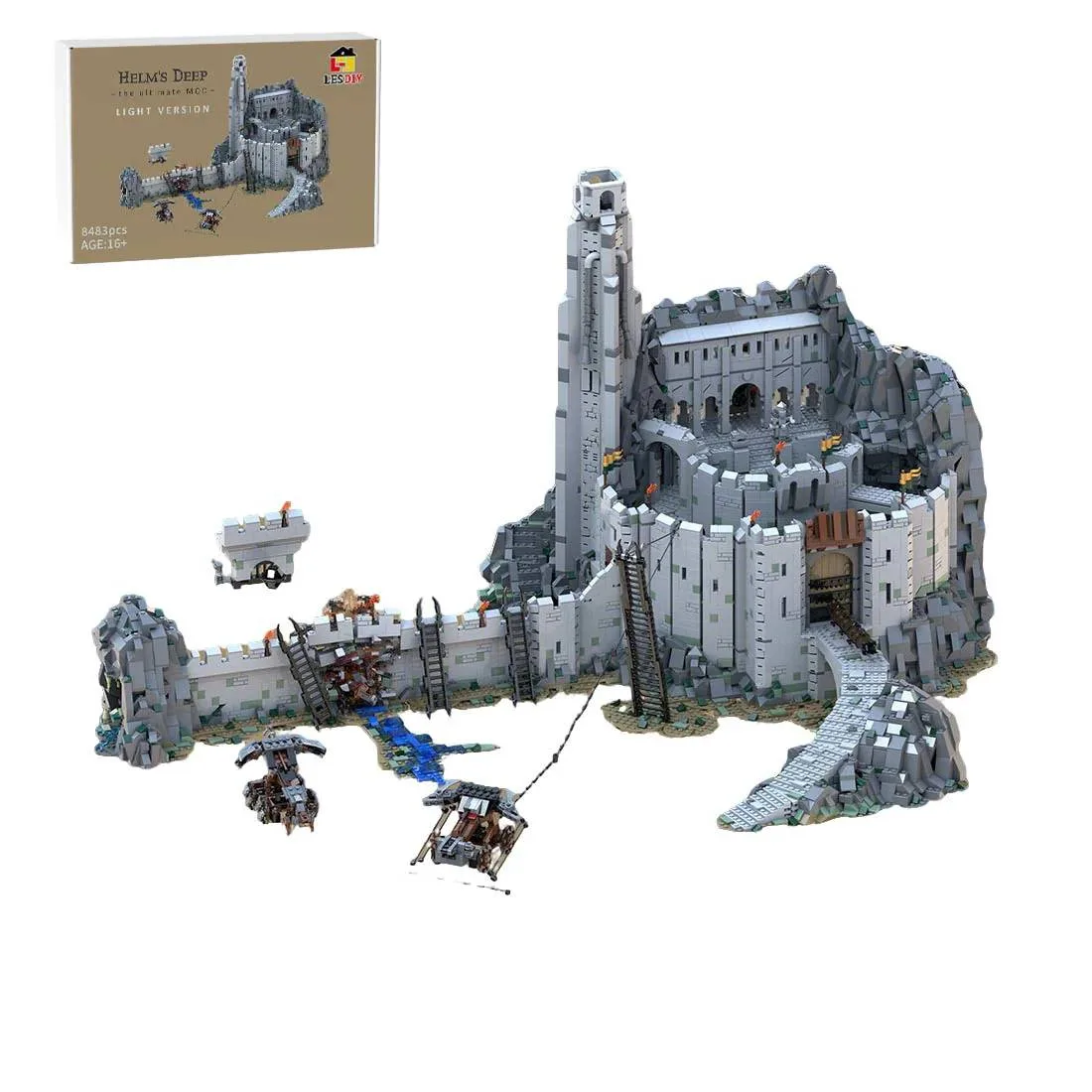 LesDiy Scène de la Vallée de la Forteresse du Gouffre de Helm (LESDIY-3670868) - prix | Brick Broker