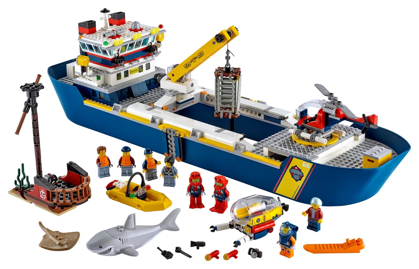 LEGO 60266 Bateau d'exploration océanique - prix | Brick Broker