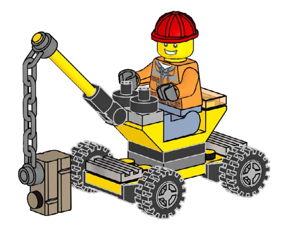 LEGO 952401 Mini Grue - prix et où acheter | Brick Broker