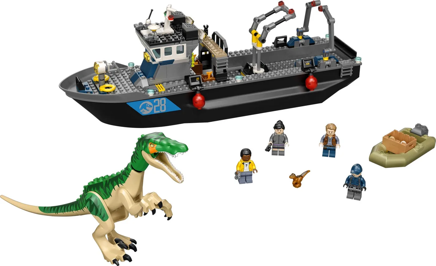LEGO 76942 L'évasion en bateau du Baryonyx - prix | Brick Broker