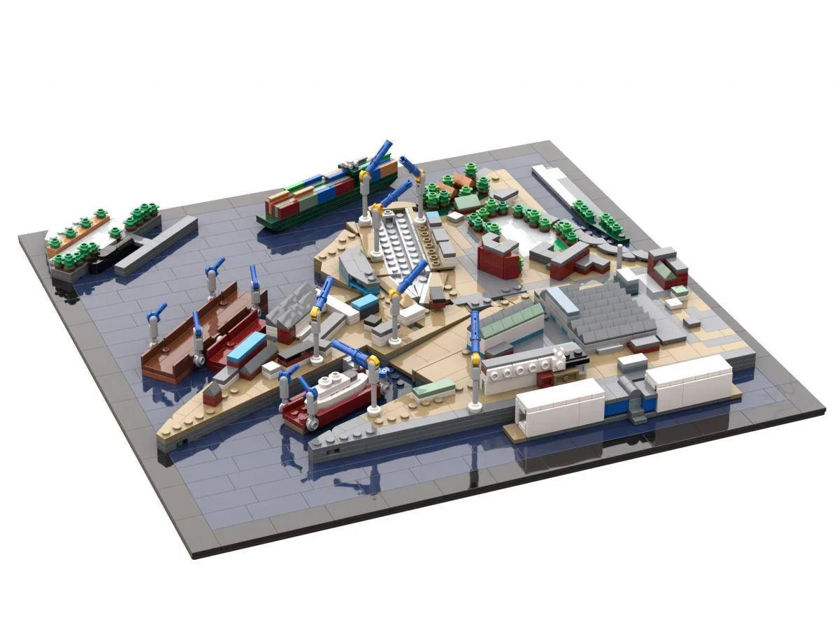 BlueBrixx Chantier naval de Hambourg (BB-105657) - prix | Brick Broker
