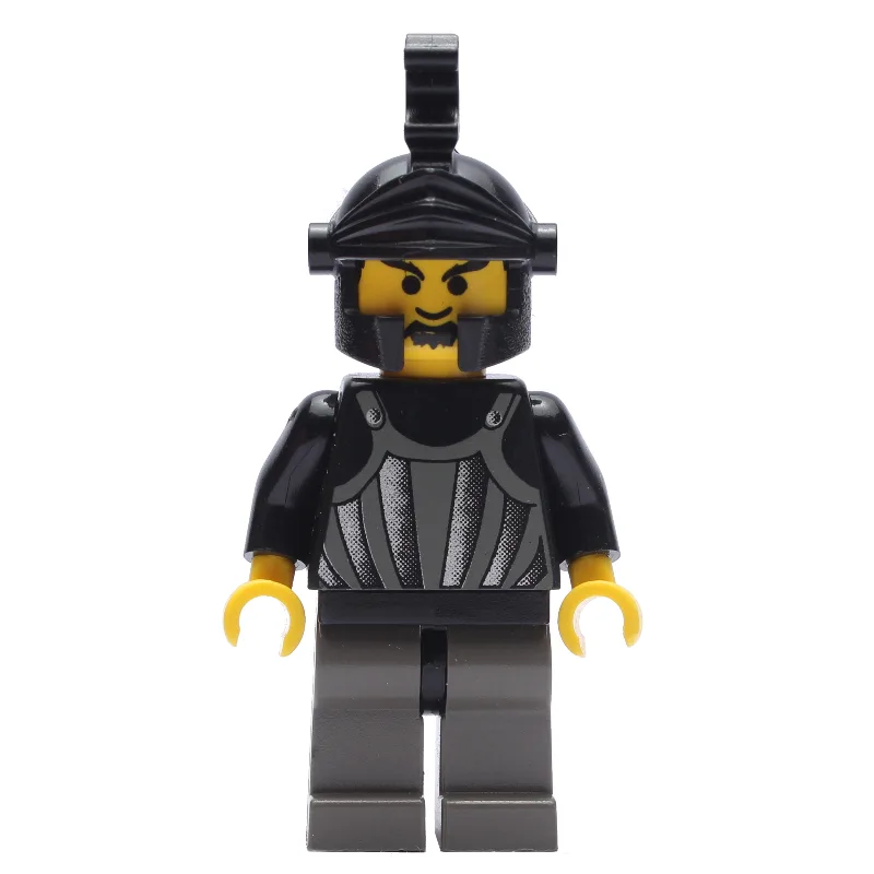 Knight (Fright Knights) - Black Helmet, no Pl… — minifigurine LEGO | Brick Broker