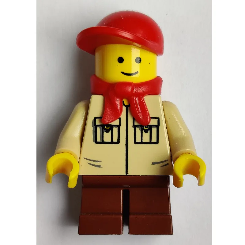 Kid, Tan Torso, Reddish Brown Legs, Red Cap,… — minifigurine LEGO | Brick Broker
