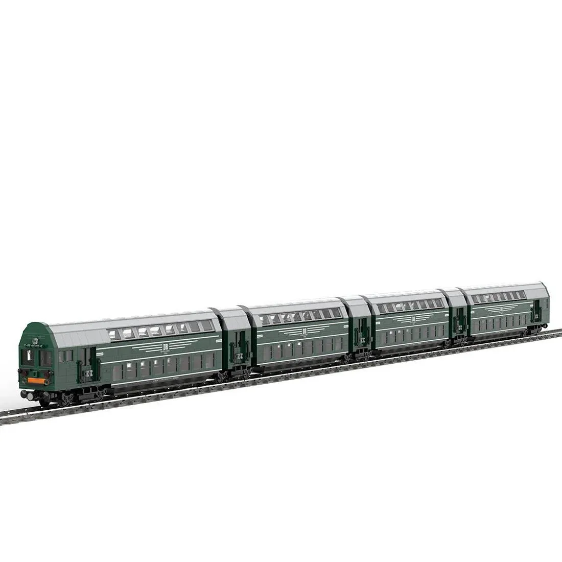 LesDiy Train à deux niveaux DGBge de la Deutsche Reichsbahn (LESDIY-3605354) - prix | Brick Broker