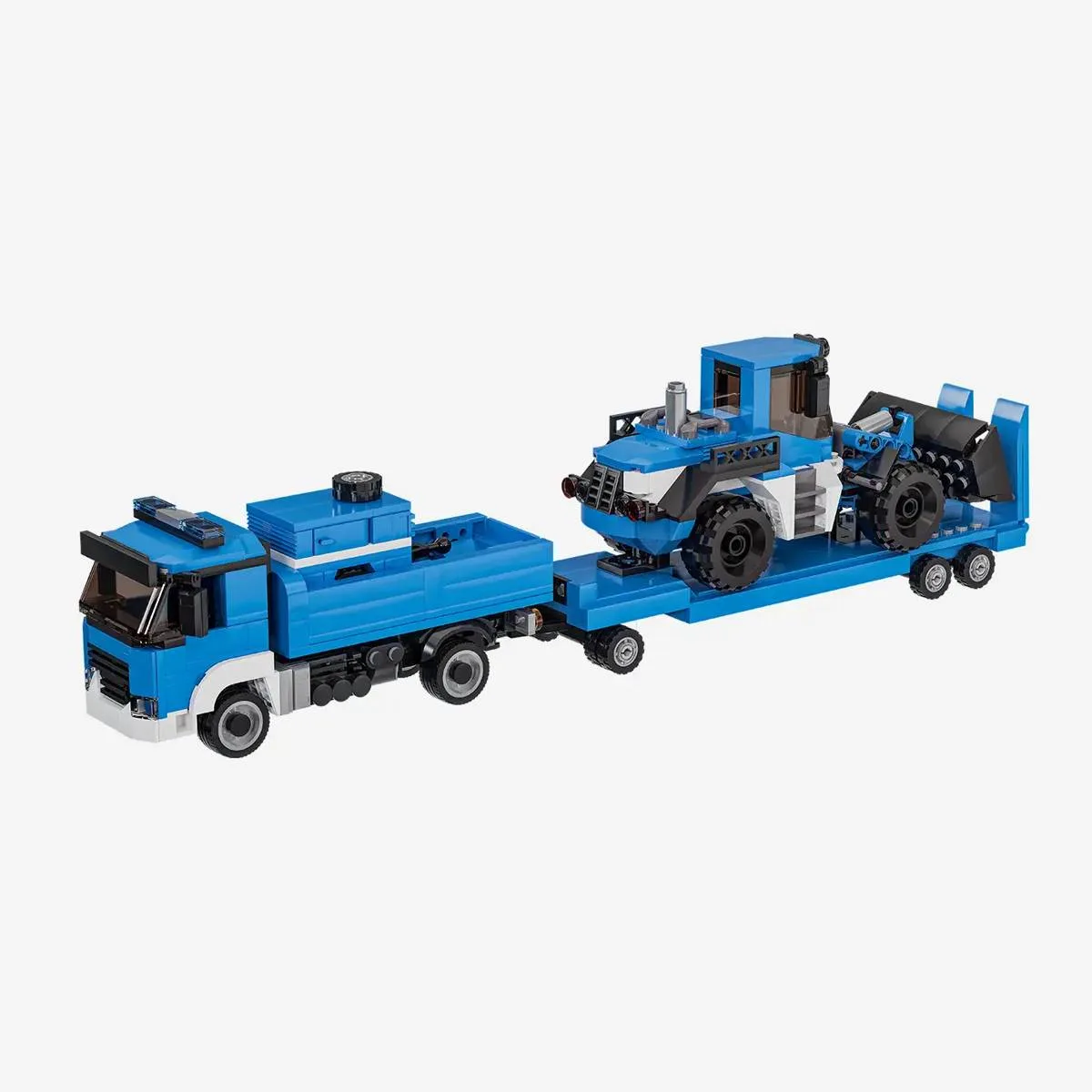 BlueBrixx Camion du Technisches Hilfswerk avec chargeuse sur roues BRmG (BB-109305) - prix | Brick Broker