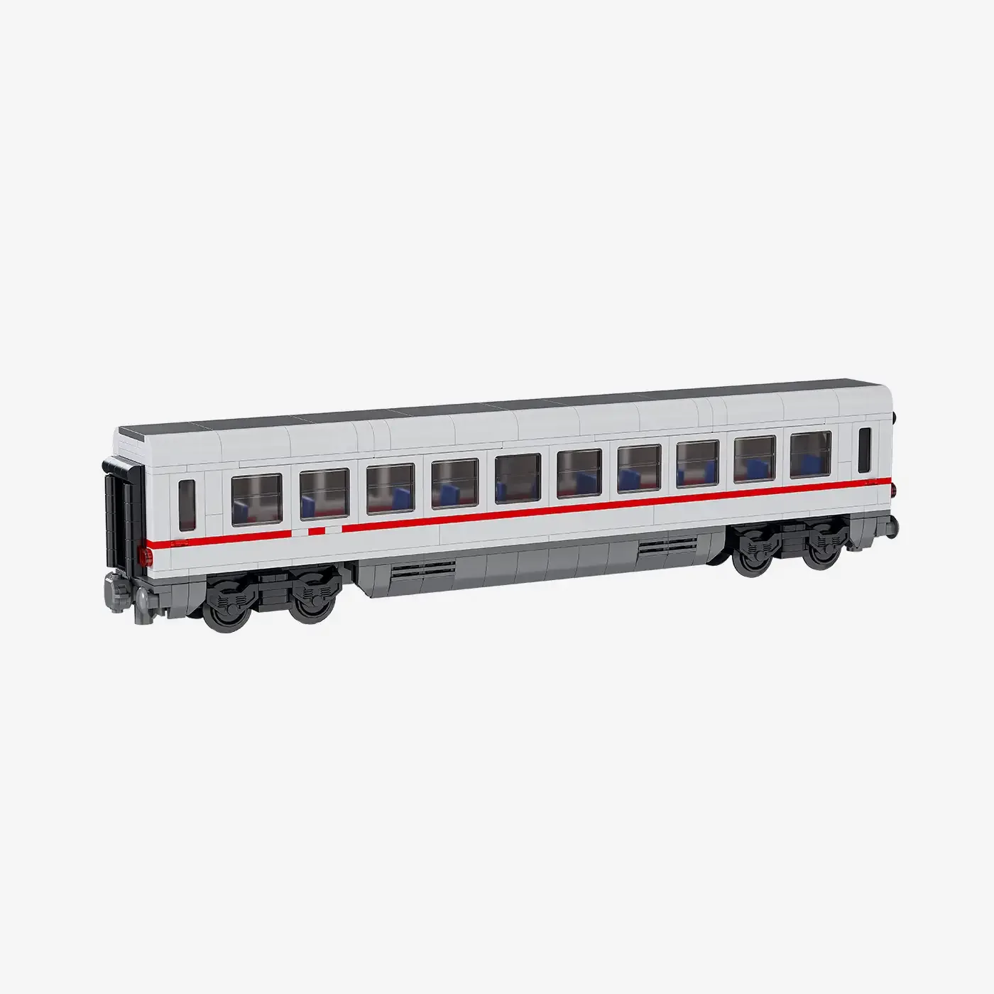 BlueBrixx Voiture passager rouge et blanc (BB-110086) - prix | Brick Broker