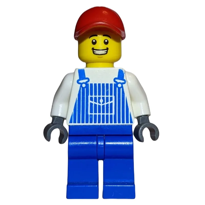 White Torso, Blue Overall, Red Cap — dans quels sets LEGO ? (fig-002042) | Brick Broker
