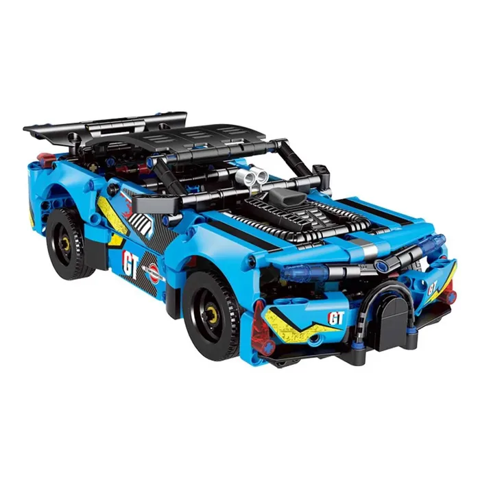 Decool Voiture de course Blue City (DEC-3808) - prix | Brick Broker