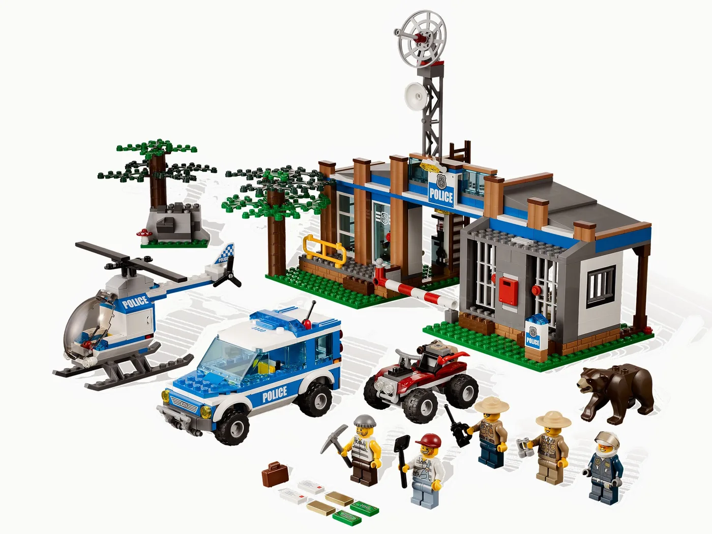 LEGO 4440 Poste de police de la forêt - prix | Brick Broker