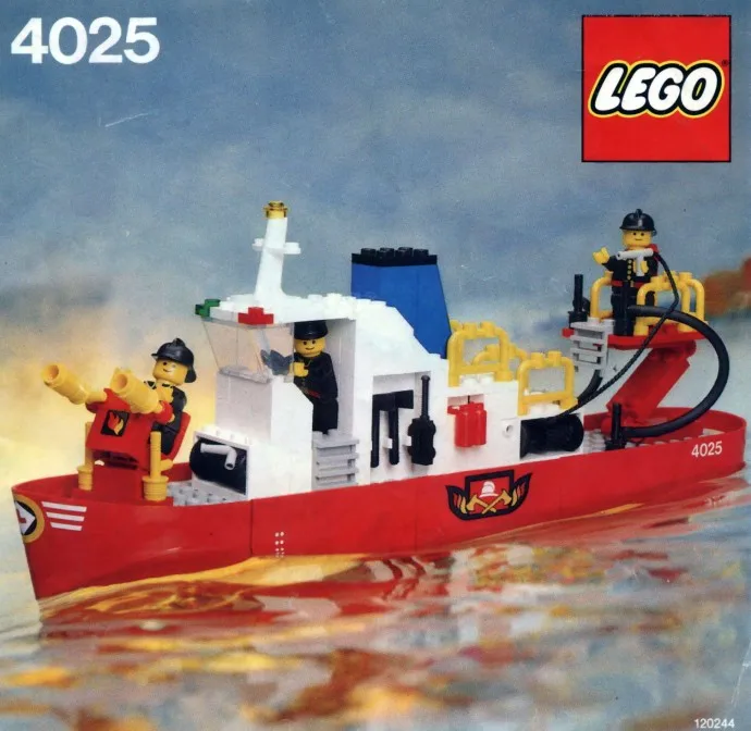 LEGO 4025 Bateau de pompiers - prix et où acheter | Brick Broker