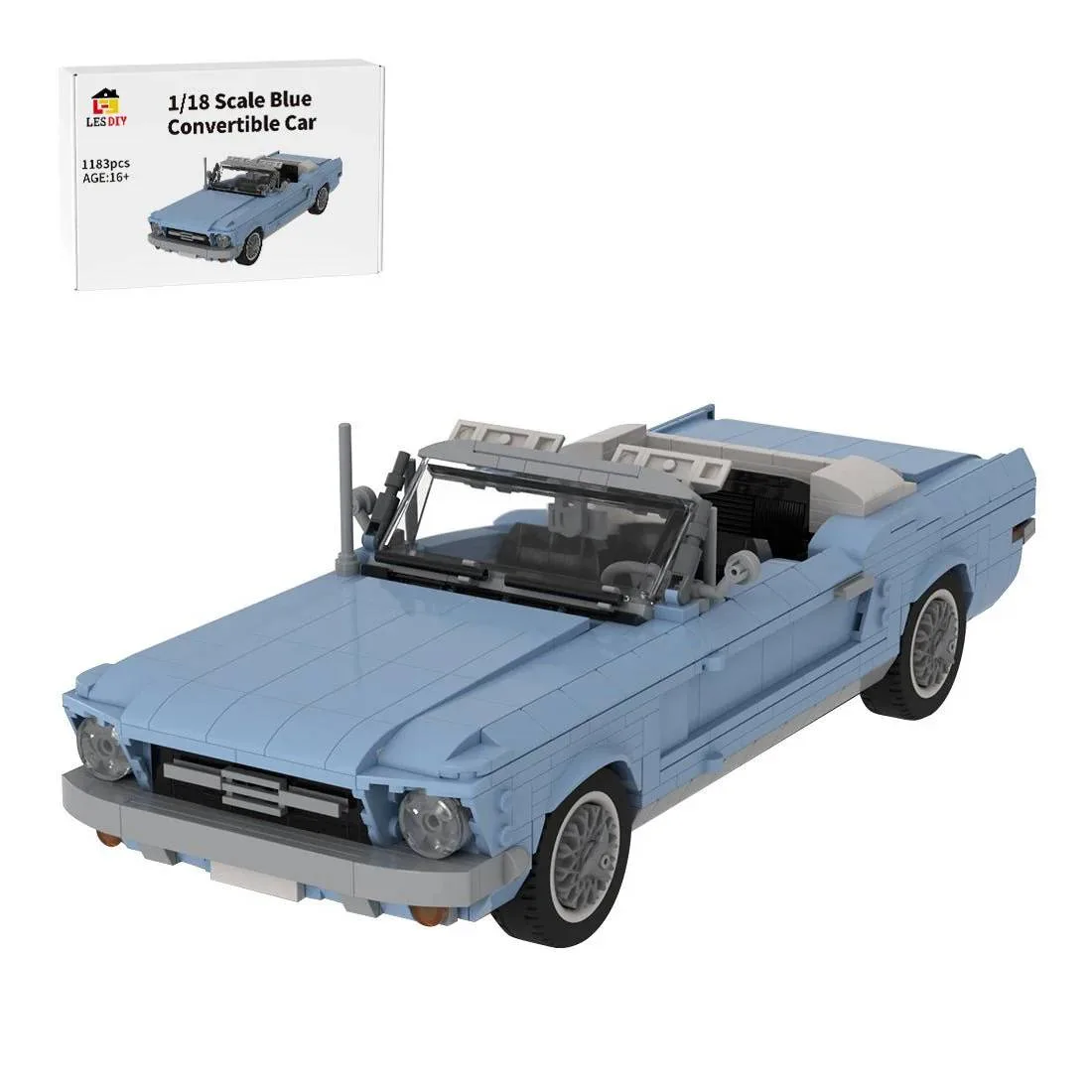 LesDiy Voiture Décapotable Bleue (LESDIY-3617864) - prix | Brick Broker