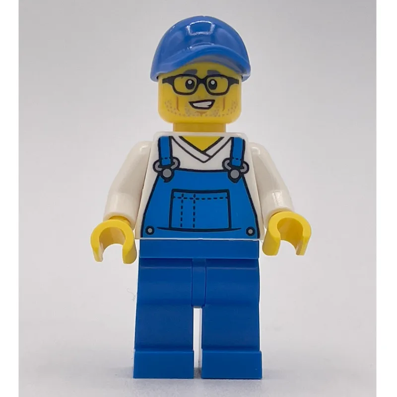 Man, Blue Overalls, Blue Cap — dans quels sets LEGO ? (fig-013931) | Brick Broker