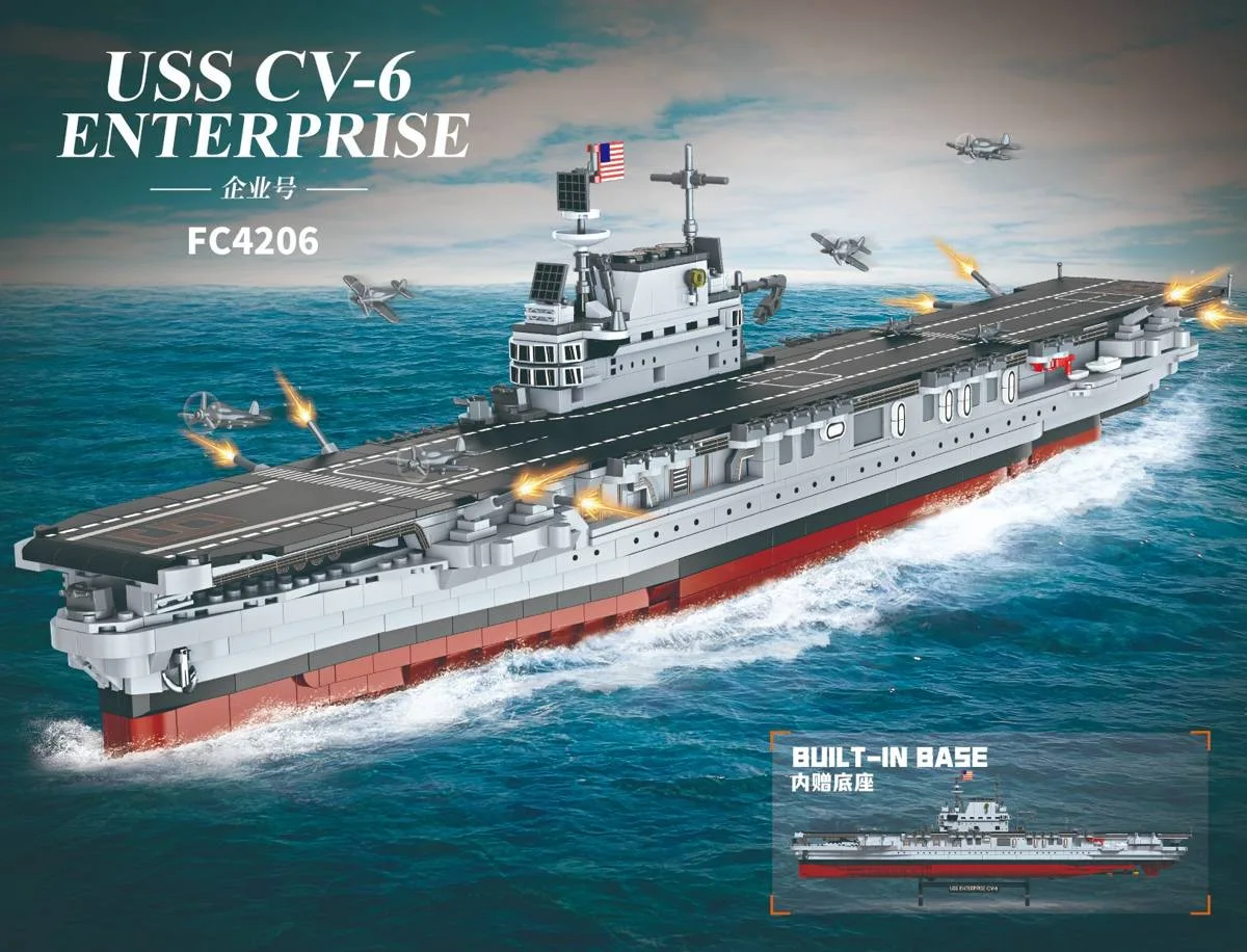 Forange USS CV-6 Enterprise (FOR-FC4206) - prix | Brick Broker