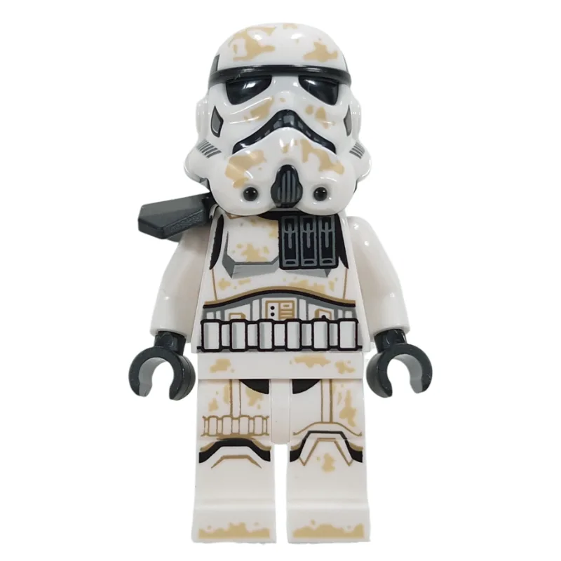 Sandtrooper, Black Pauldron, Sienna Brown Head — minifigurine LEGO | Brick Broker