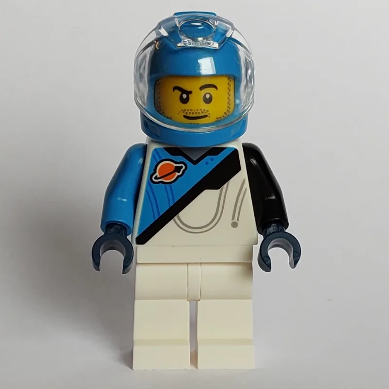 Astronaut, White, Black and Dark Blue Spacesu… — minifigurine LEGO | Brick Broker