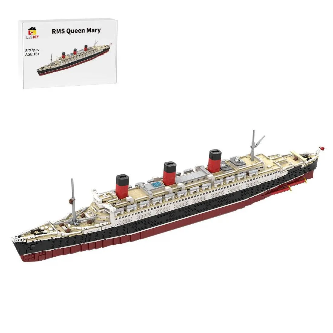 LesDiy RMS Queen Mary Paquebot Britannique (LESDIY-3617035) - prix | Brick Broker