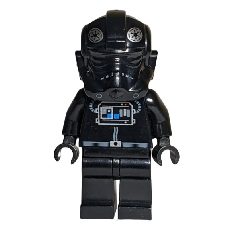 TIE Pilot, Plain Legs, Printed Black Head — minifigurine LEGO | Brick Broker