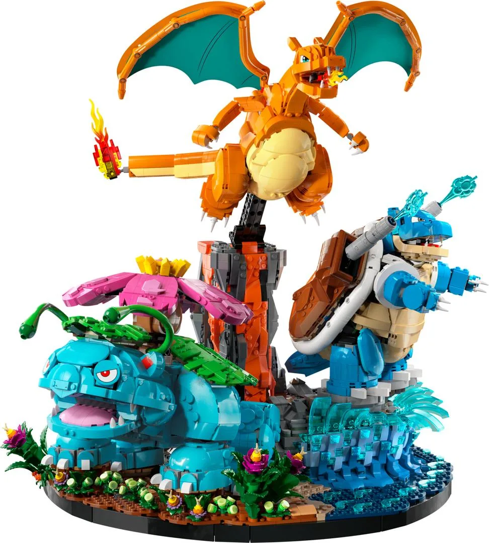 LEGO 72153 Venusaur, Dracaufeu et Tortank - prix | Brick Broker