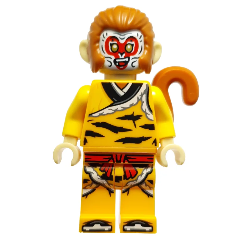 Monkey King, Red and White Facepaint — dans quels sets LEGO ? (fig-014545) | Brick Broker