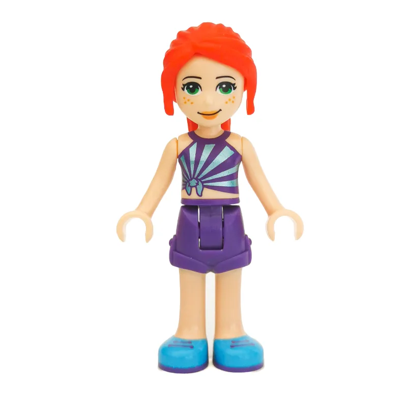 Mia - Dark Purple Top, Dark Purple Skirt — minifigurine LEGO | Brick Broker