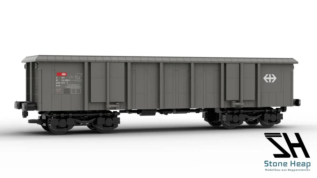 Stone Heap Eaos wagon de marchandises ouvert (SH-3011) - prix | Brick Broker